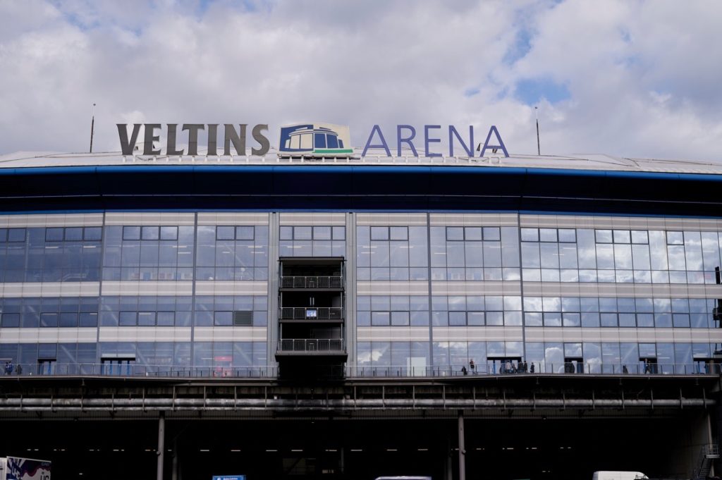 GELSENKIRCHEN,  GERMANY - OCTOBER 2, 2022: Veltins Arena. The football match of Bundesliga FC Schalke 04 vs Augsburg (Copyright depositphotos.com)